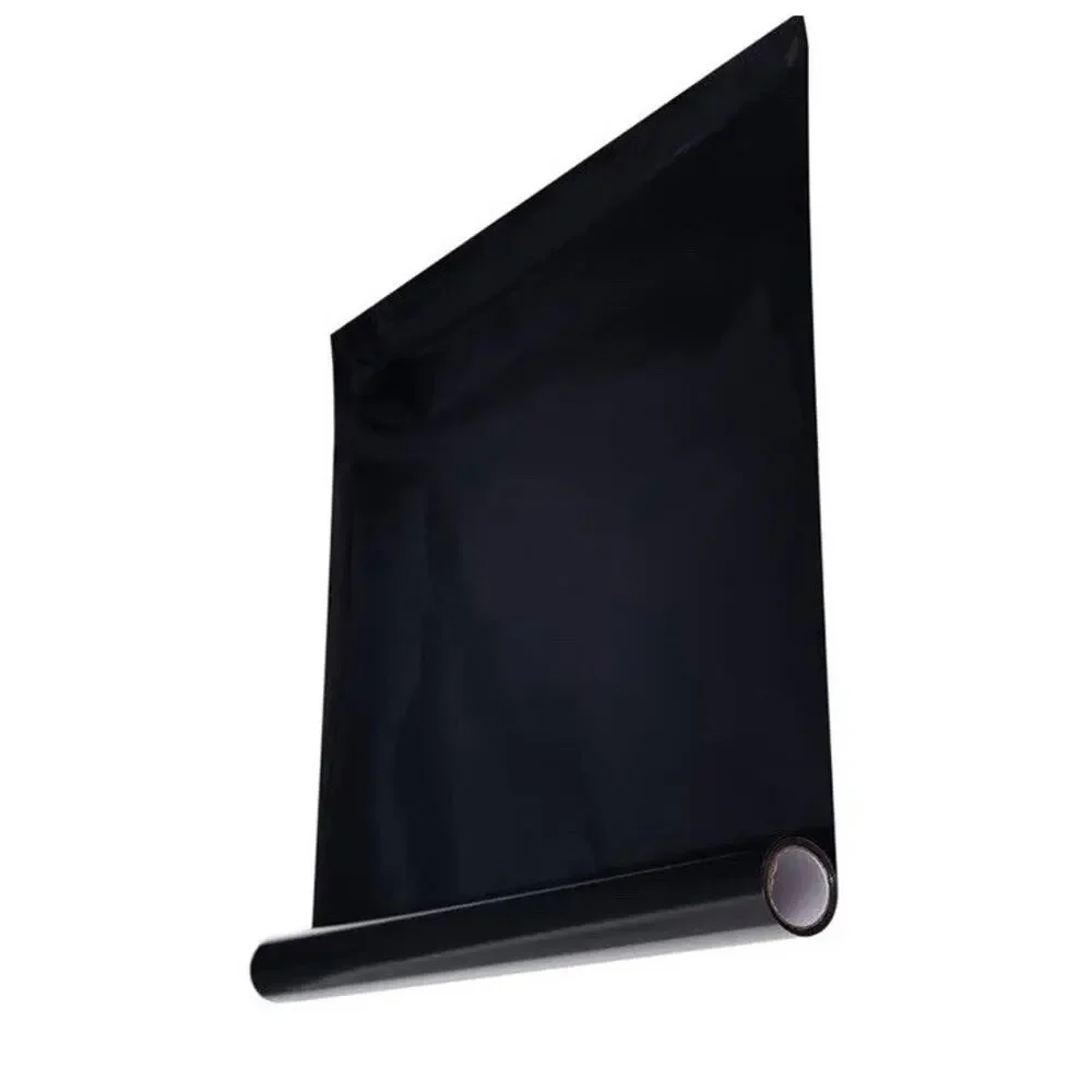 2 Aquarium Static Self Cling Black Fish Tank Background 24” X 12” 2 for 1